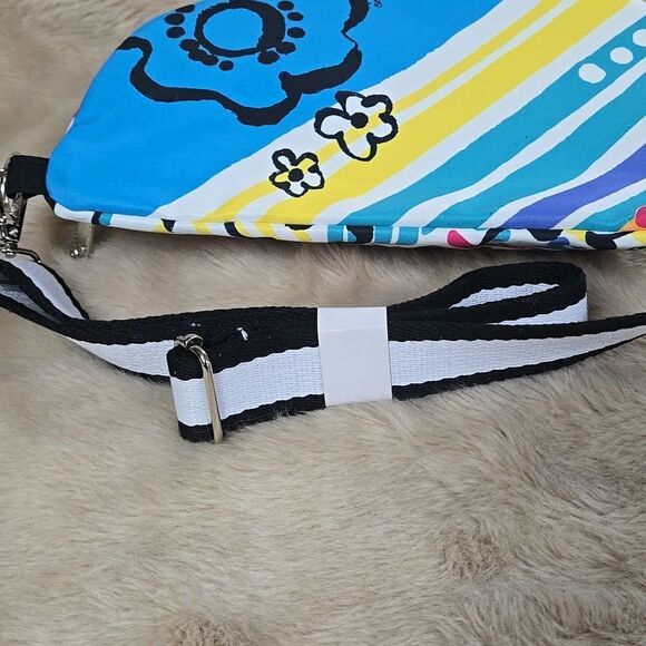 BRIGHTON GRAFFITI LOVE FLORAL CROSSBODY BELT BAG - NEW - Picture 7 of 10